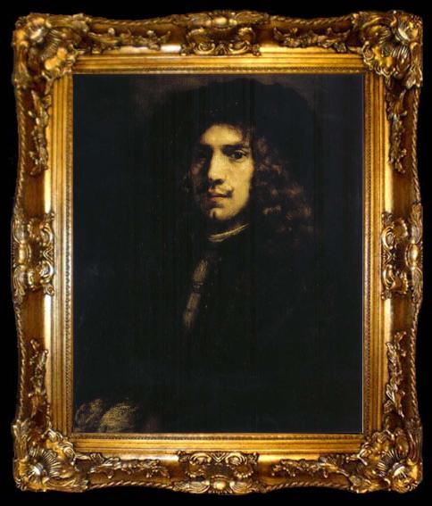 framed  REMBRANDT Harmenszoon van Rijn Portrait of a Young Man, ta009-2